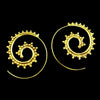 Spiral Indian Brass Earrings - BS-B4