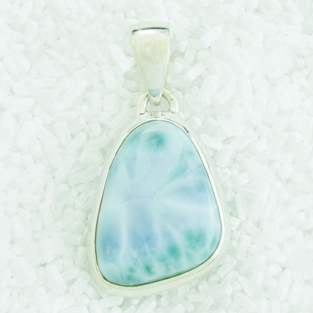 Larimar Sterling Silver Pendant