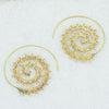 Indian  Brass Earrings - BS-B111