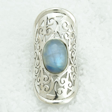 Moonstone Sterling Silver Ring