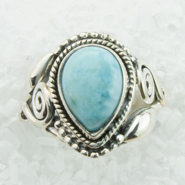 Larimar Sterling Silver Ring