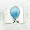 Larimar Sterling Silver Ring