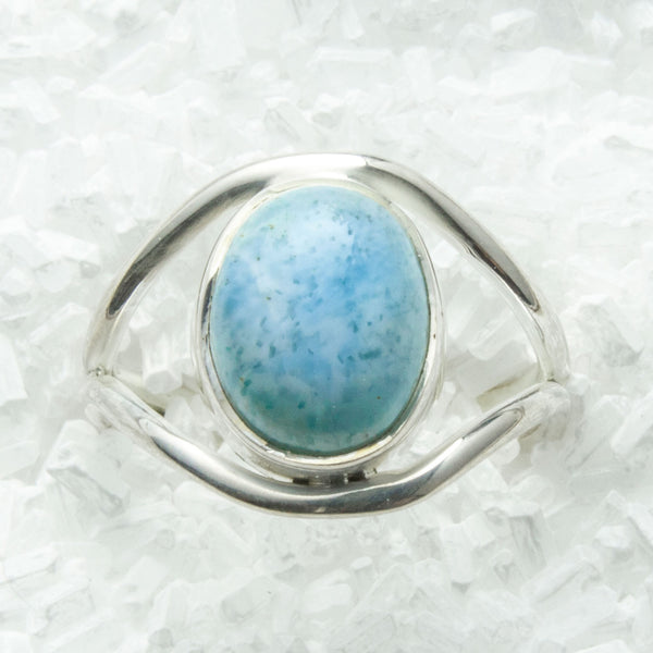 Larimar Sterling Silver Ring