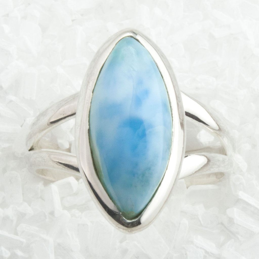 Larimar Sterling Silver Ring