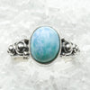 Larimar Sterling Silver Ring