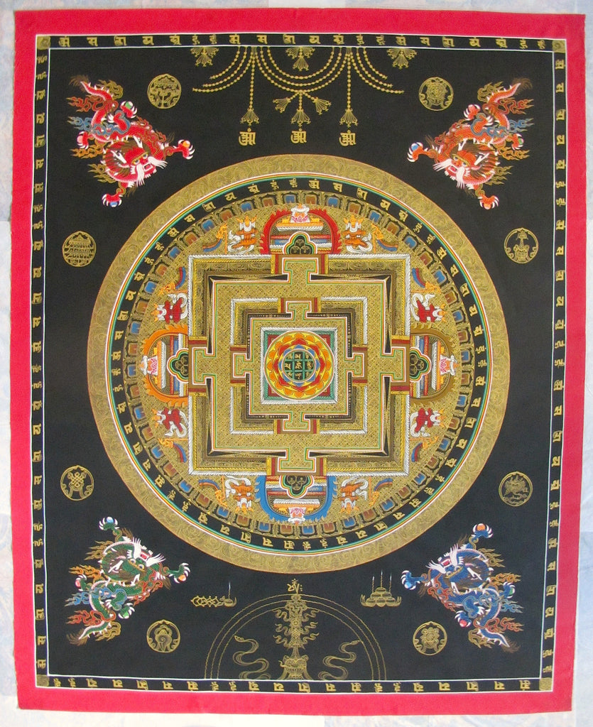 Gold Mandala with Dragons, 39